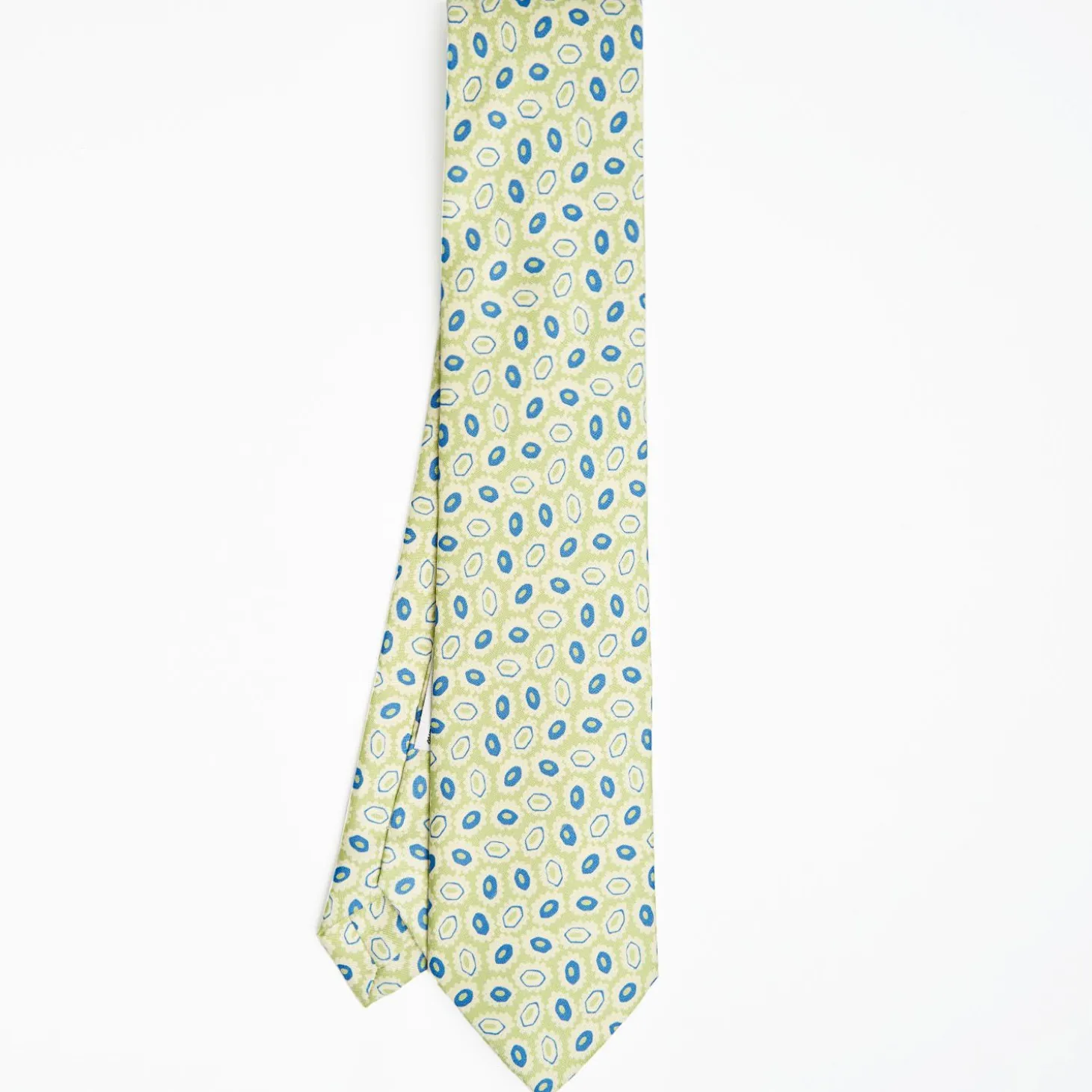 Light Green Archivio Collection Silk Tie 1970_1_04