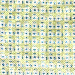 Light Green Silk Ascot Tie - Small Flower Designs