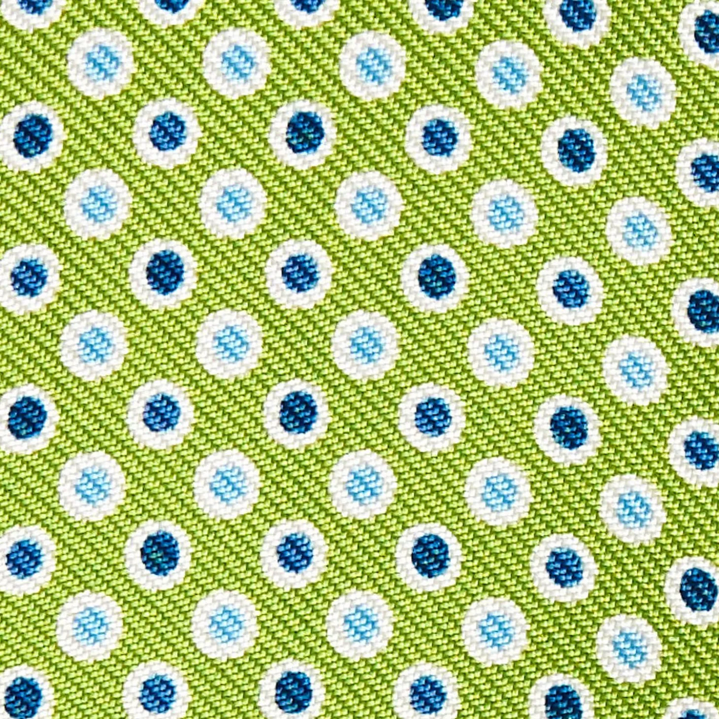 Light Green Silk Bowtie To Self-Tie Small Geometric Pattern