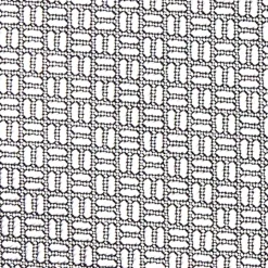 Light Grey Ceremonial Jacquard Silk Tie - Small Geometric Pattern