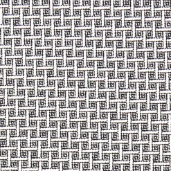 Light Grey Ceremonial Jacquard Silk Tie - Small Geometric Pattern