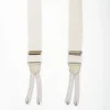 Light Grey Satin Silk Braces