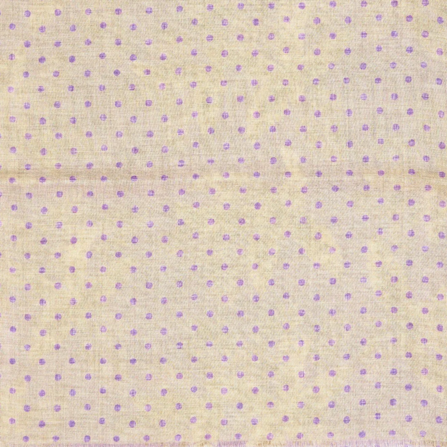Liliac And Beige Wool And Silk Scarf