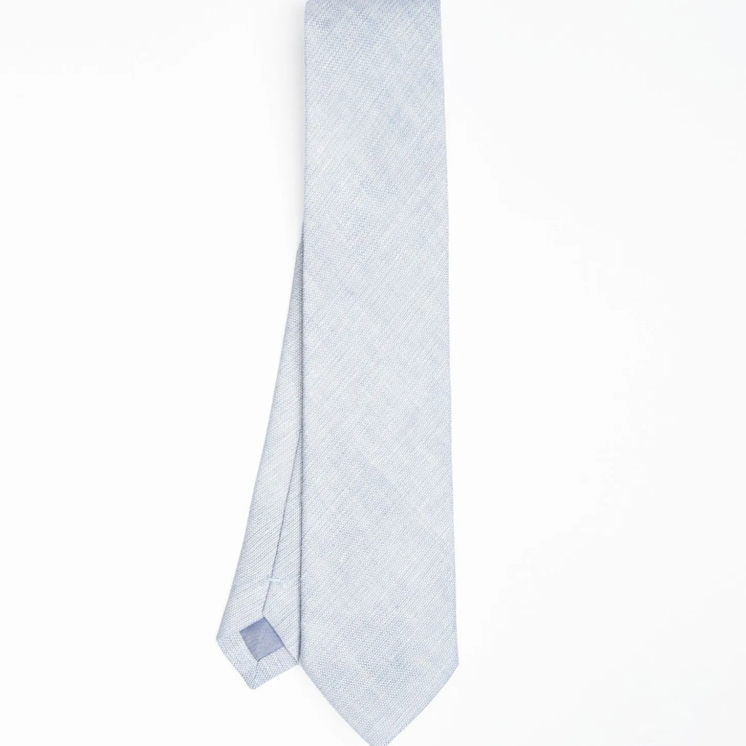 Linen Tie - Solid Light Blue Color