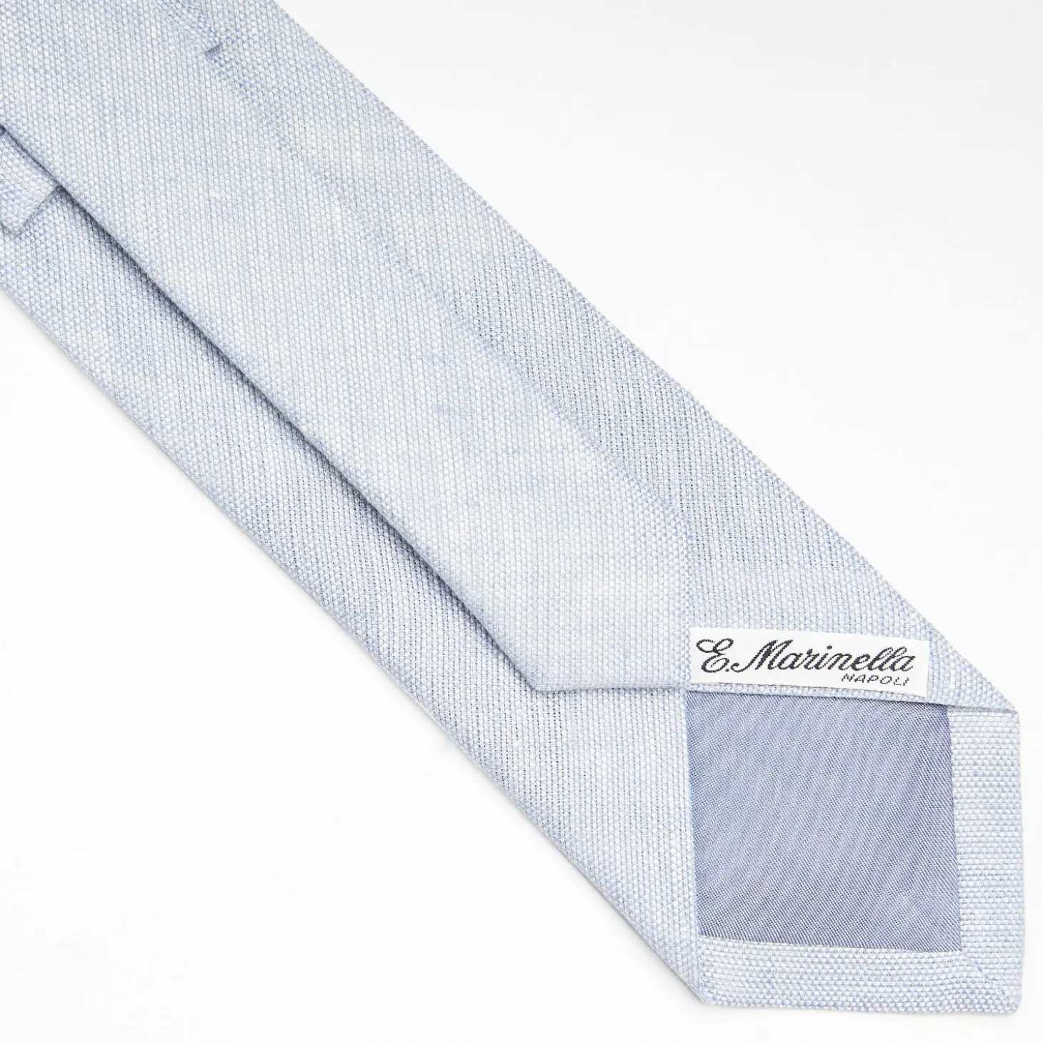 Linen Tie - Solid Light Blue Color