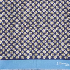 Midnight And Light Blue Double Silk Scarf