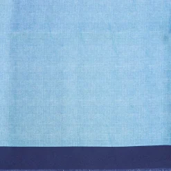 Midnight And Light Blue Double Silk Scarf