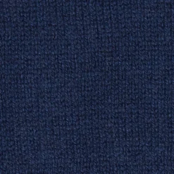 Midnight Blue And Dark Brown Two-Tone Solid Cashmere Neck Warmer