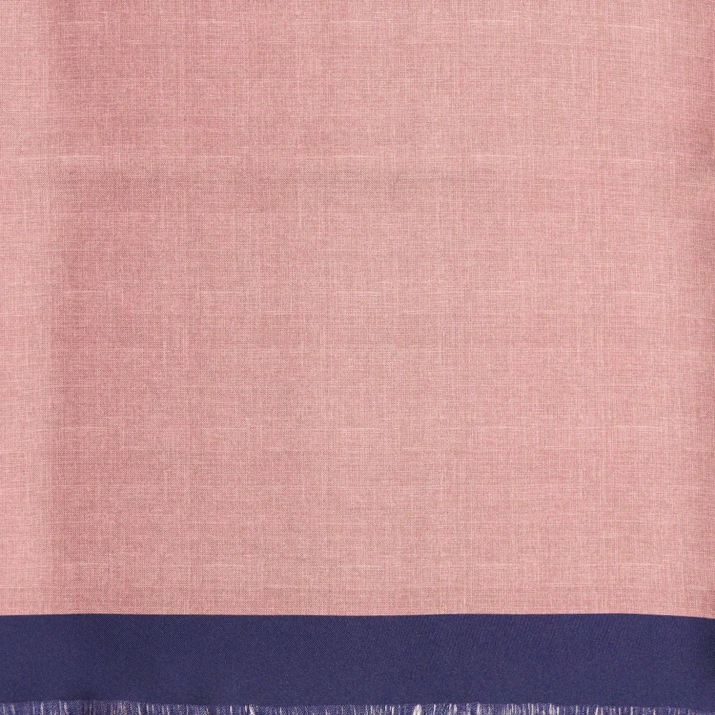Midnight Blue And Pink Double Silk Scarf