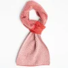 Orange And Beige Cashmere Neck Warmer