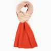Orange And Beige Dots Cashmere Neck Warmer