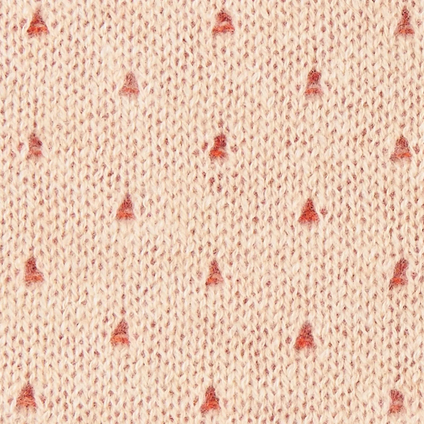 Orange And Beige Dots Cashmere Neck Warmer