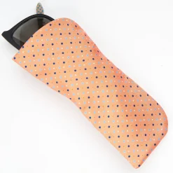Orange Silk Glasses Case