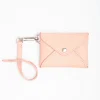 Pink Leather Credit Card Holder