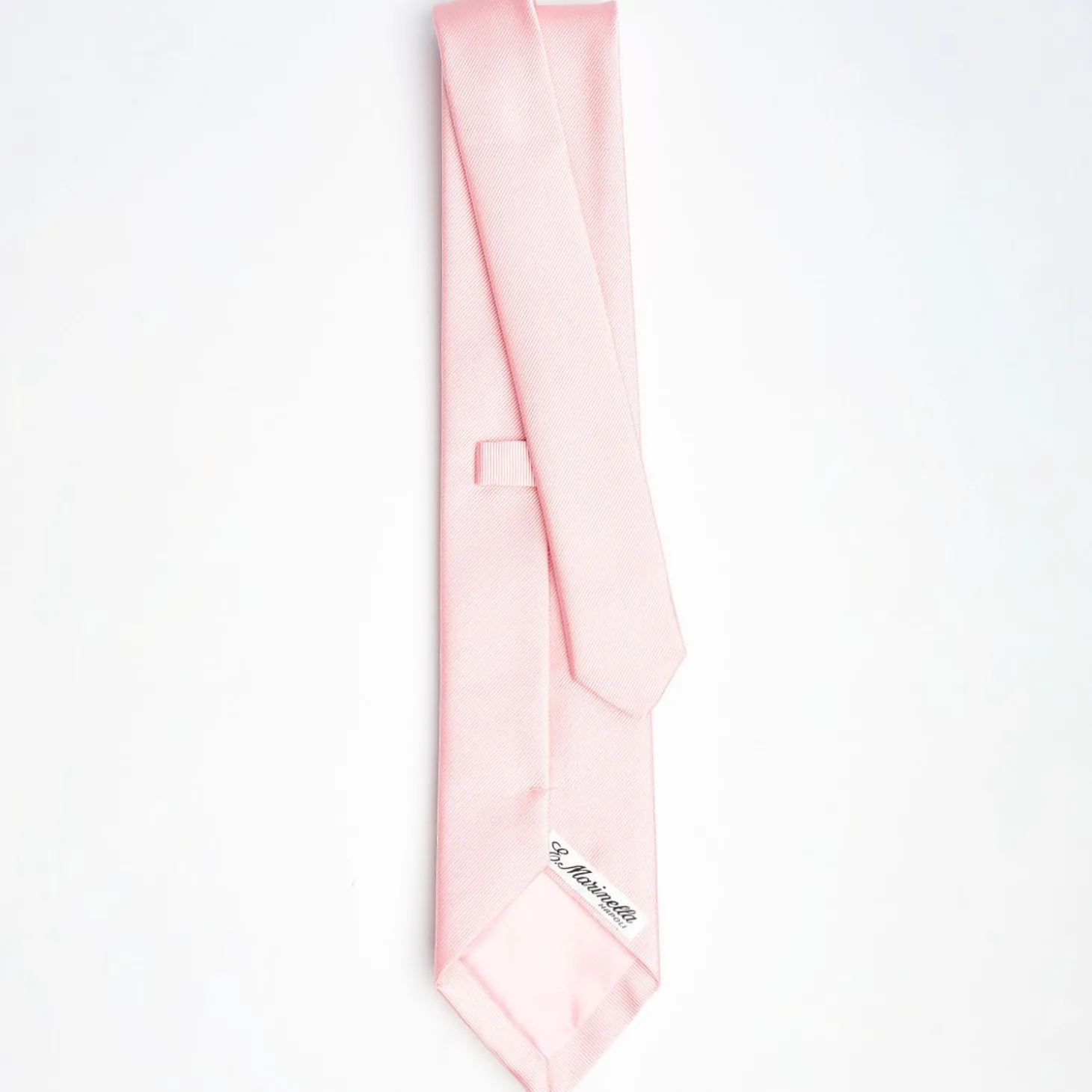 Pink Sartorial Jacquard Silk Tie - Solid Colours
