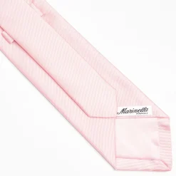 Pink Sartorial Jacquard Silk Tie - Solid Colours