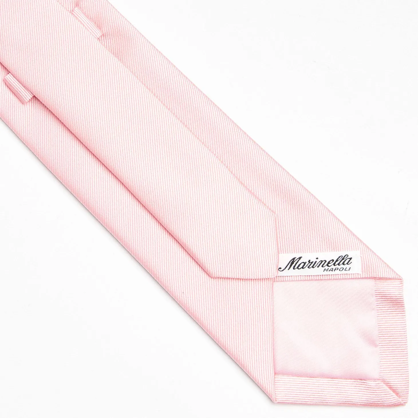 Pink Sartorial Jacquard Silk Tie - Solid Colours