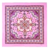 Pink Silk Scarf 90 - Mediterranean Vibes
