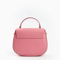 Pink Smooth Leather Cleo Bag