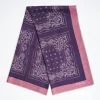 Pink Wool And Silk Stole 135