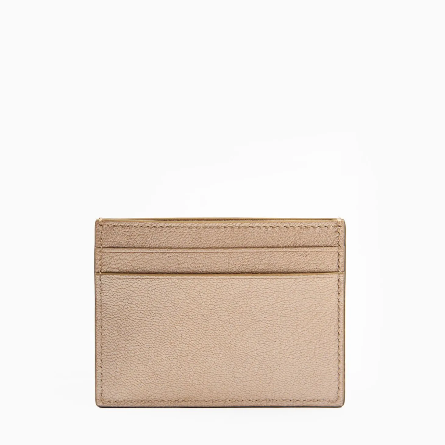 Platinum Pink Small Credit Card Holder In Soft Leather