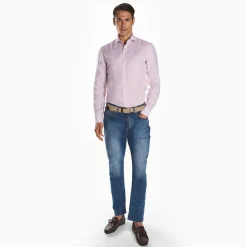 5 Pockets Jeans With Buttons