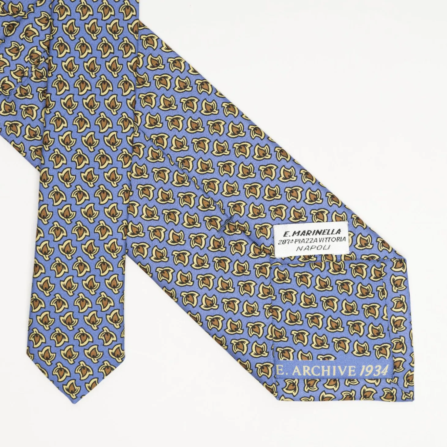 Powder Blue Archivio Collection Silk Tie 1934_03