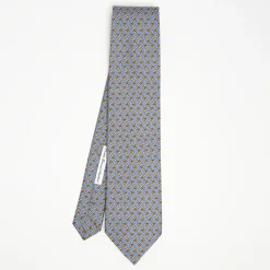Powder Blue Archivio Collection Silk Tie 1934_03