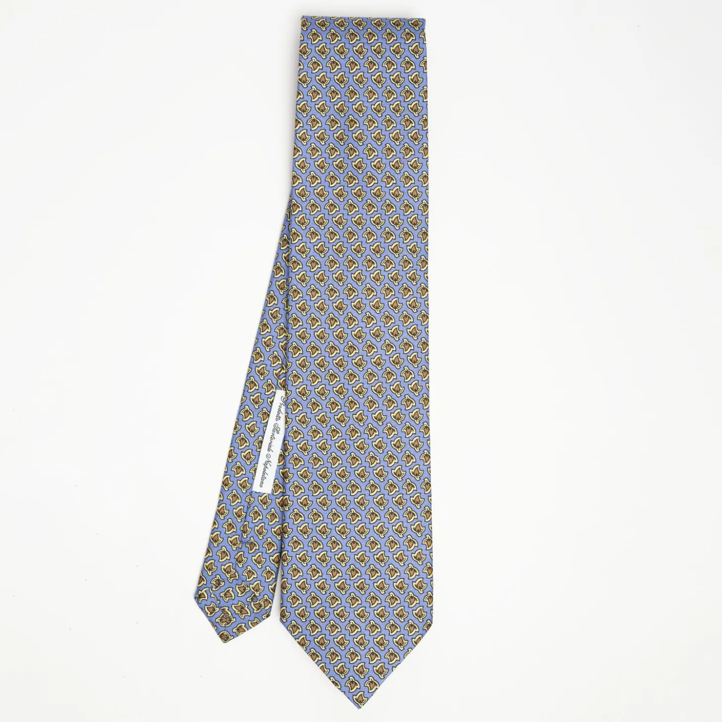 Powder Blue Archivio Collection Silk Tie 1934_03