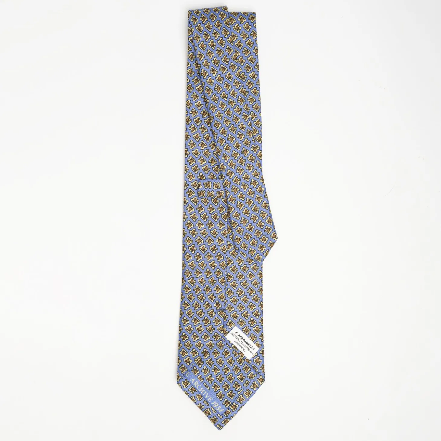 Powder Blue Archivio Collection Silk Tie 1934_03
