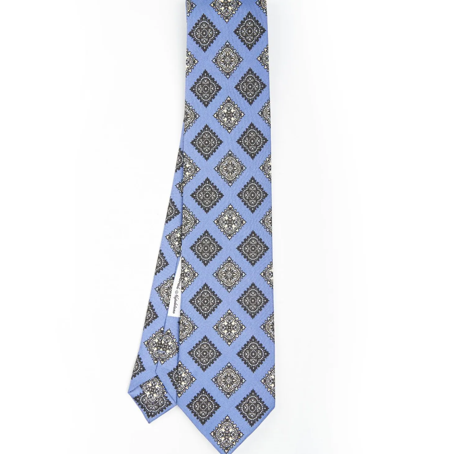 Powder Blue Archivio Collection Silk Tie 1988-03