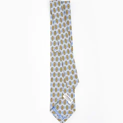 Powder Blue Archivio Collection Silk Tie 1986-06