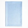 Powder Blue Em Logo Scarf In Wool And Cashmere
