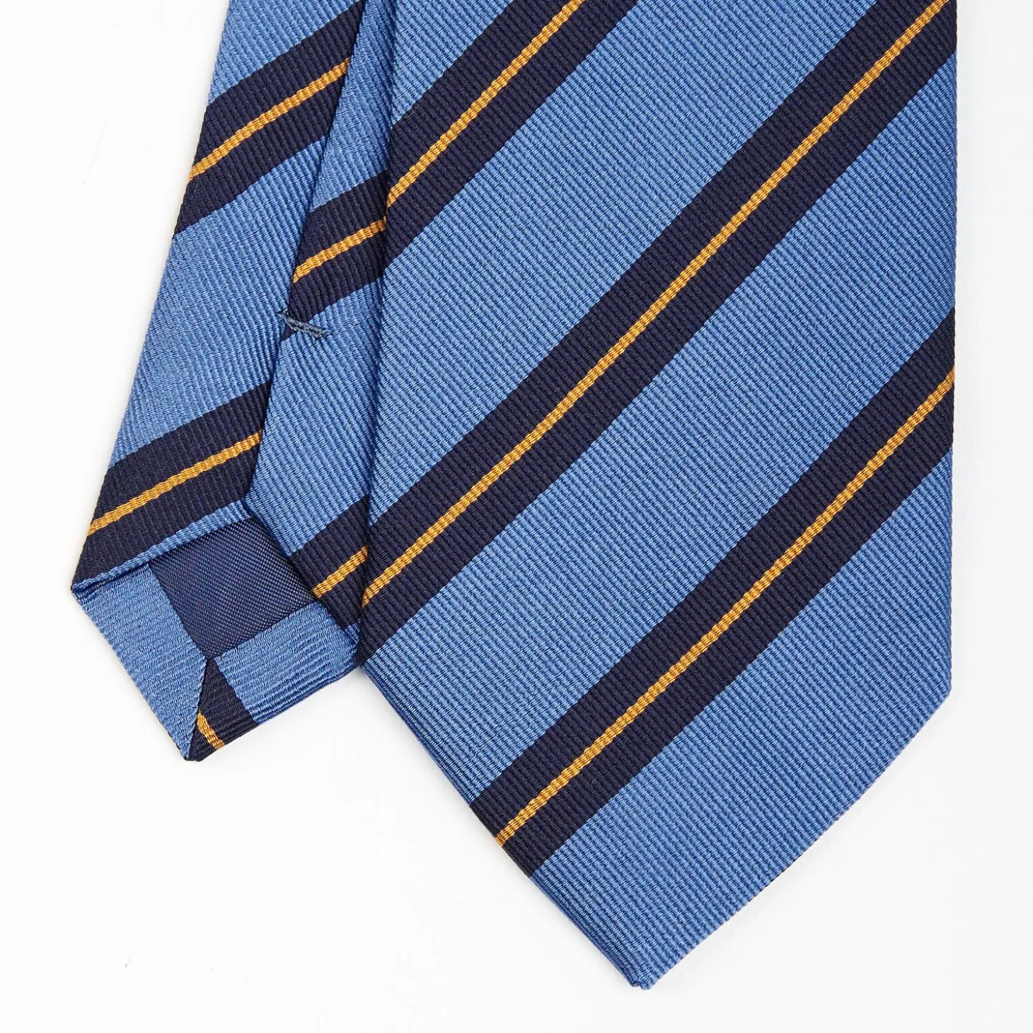 Powder Blue Sartorial Striped Silk Tie