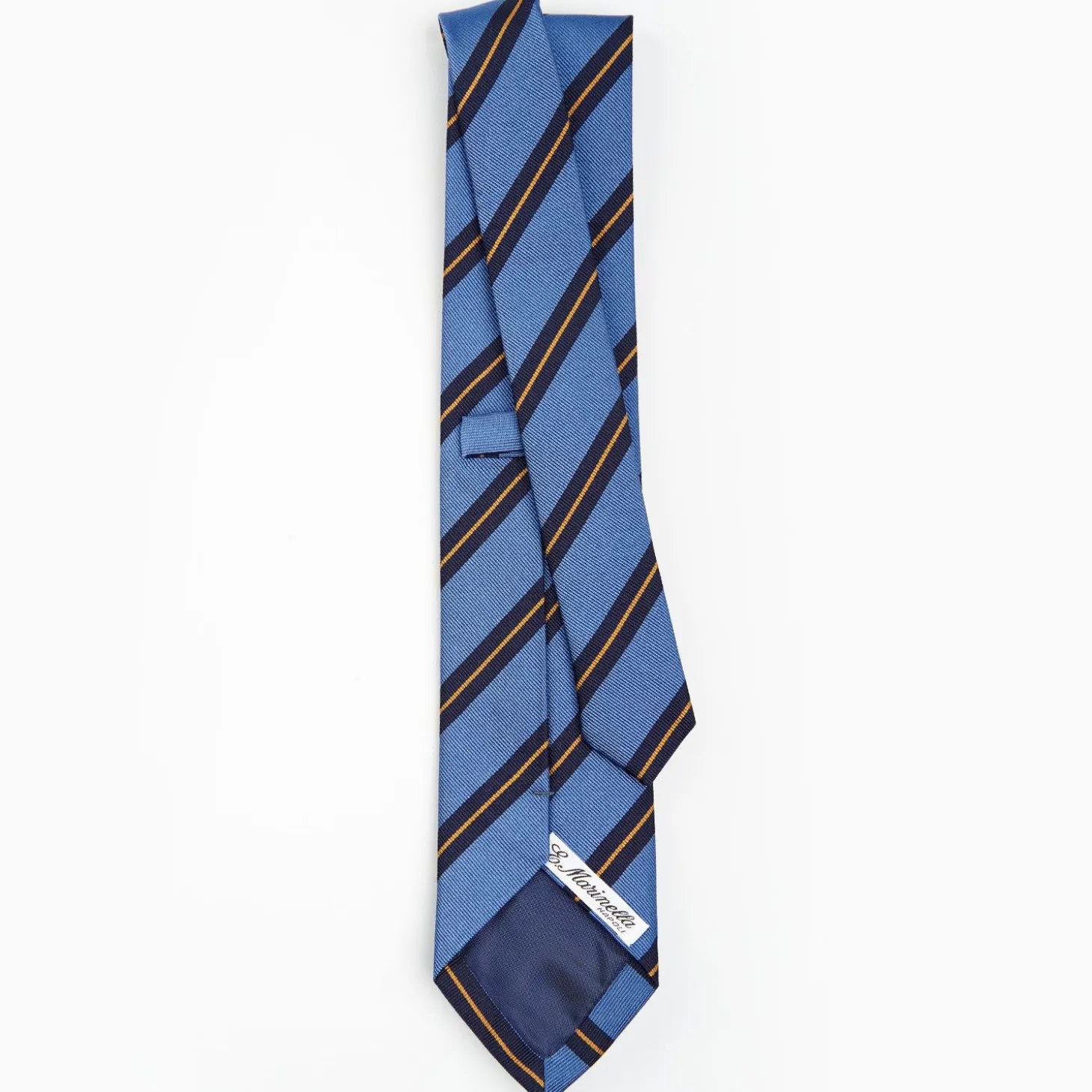 Powder Blue Sartorial Striped Silk Tie