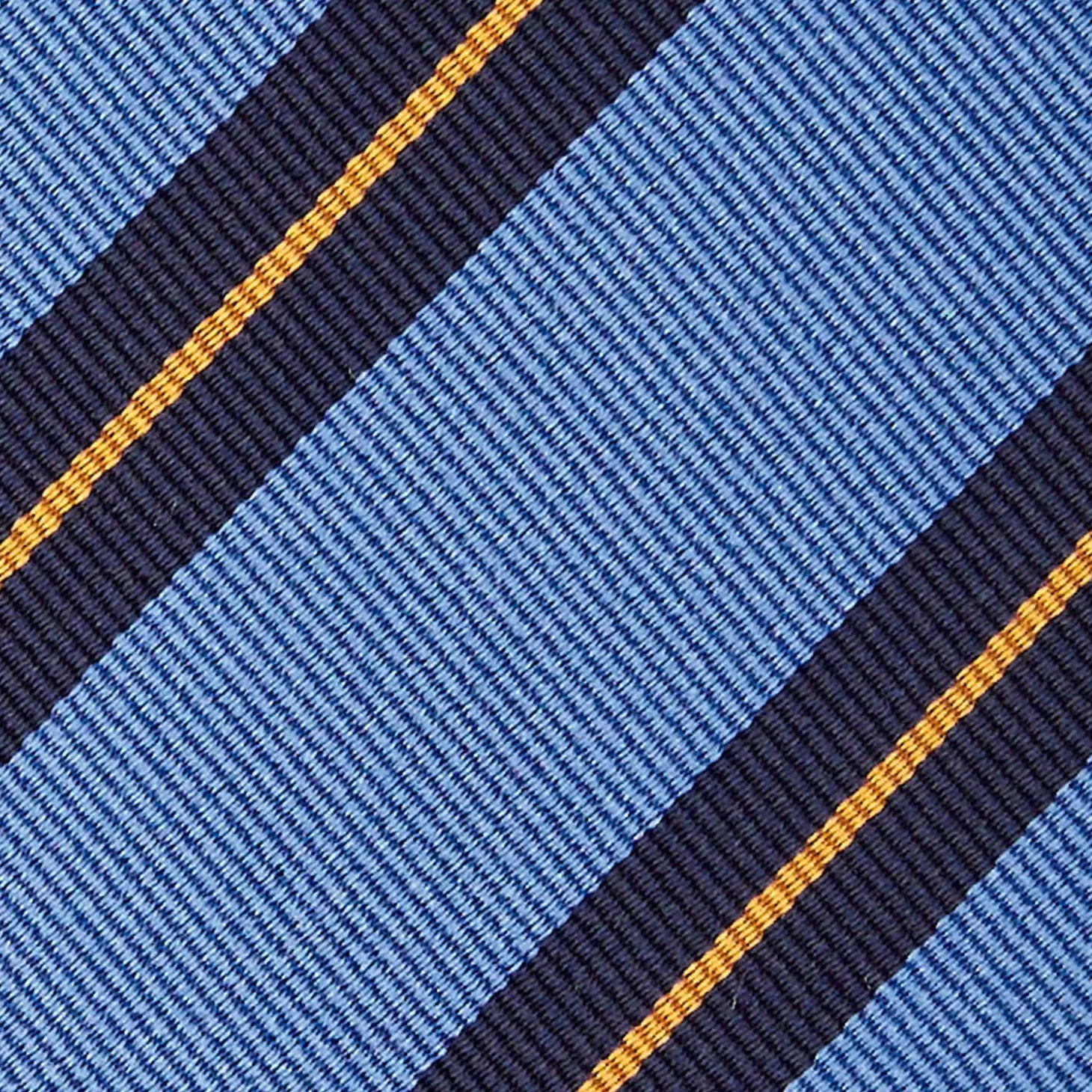 Powder Blue Sartorial Striped Silk Tie