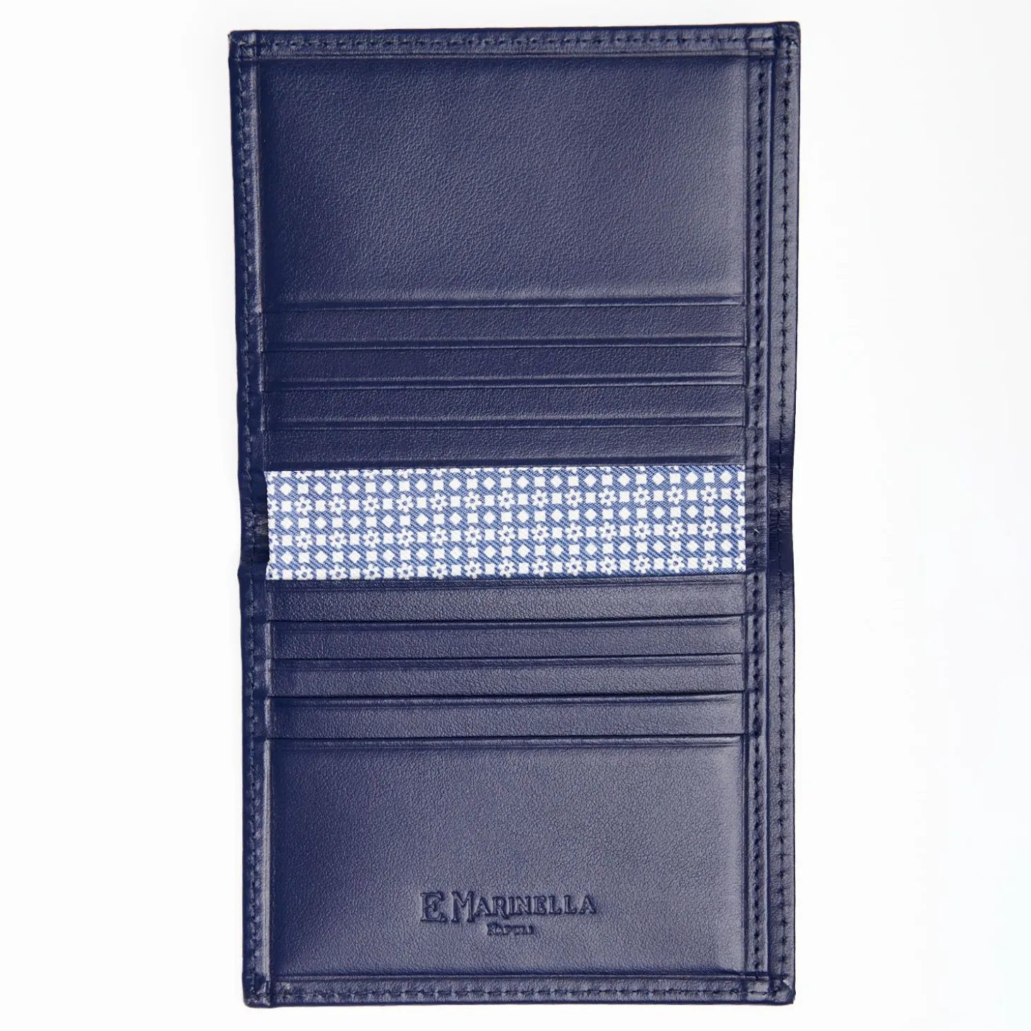 Powder Blue Small Wallet In Silk And Leather