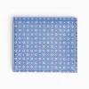 Powder Blue Small Wallet In Silk And Leather