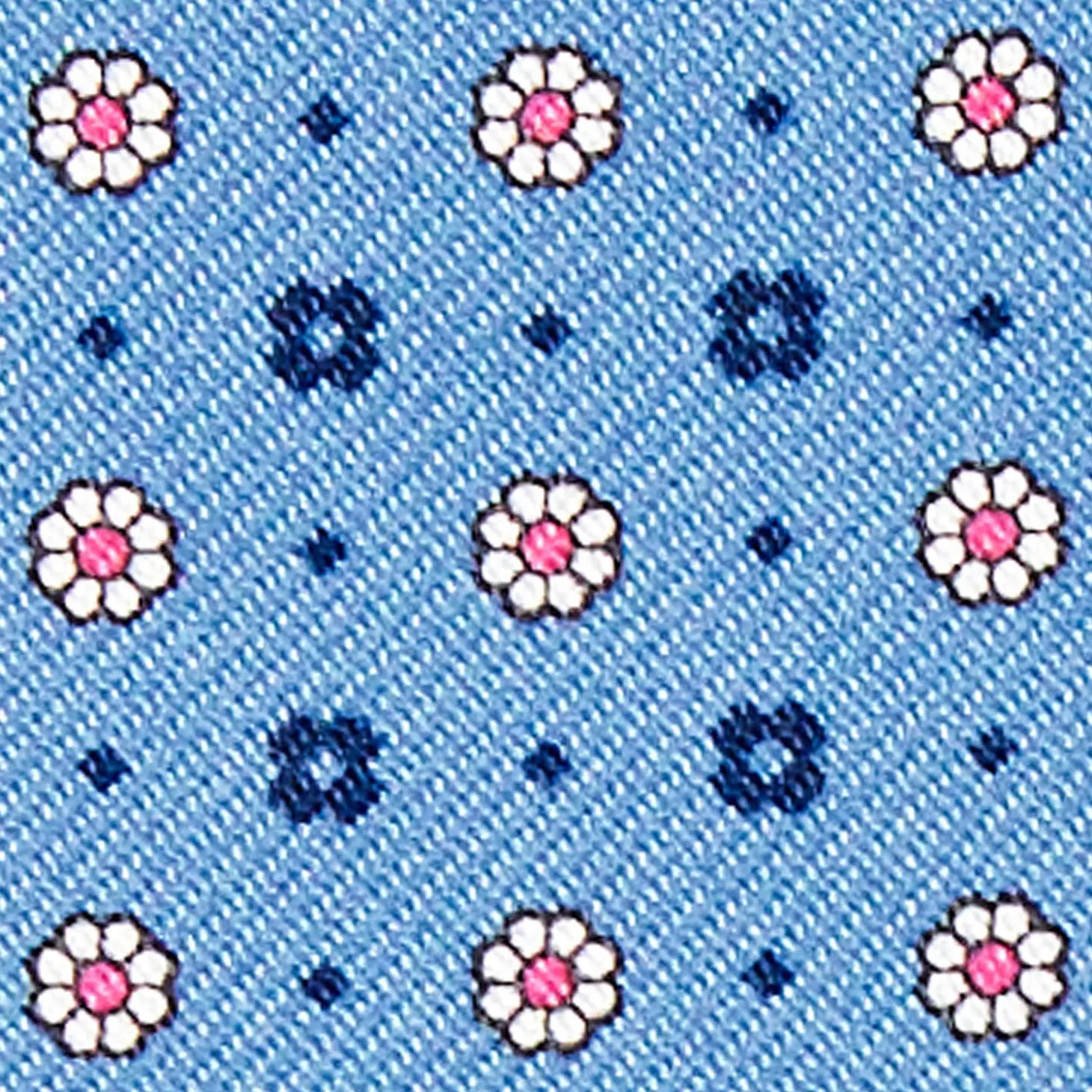 Powder Blue Small Wallet In Silk And Leather