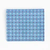Powder Blue Small Wallet In Silk And Leather