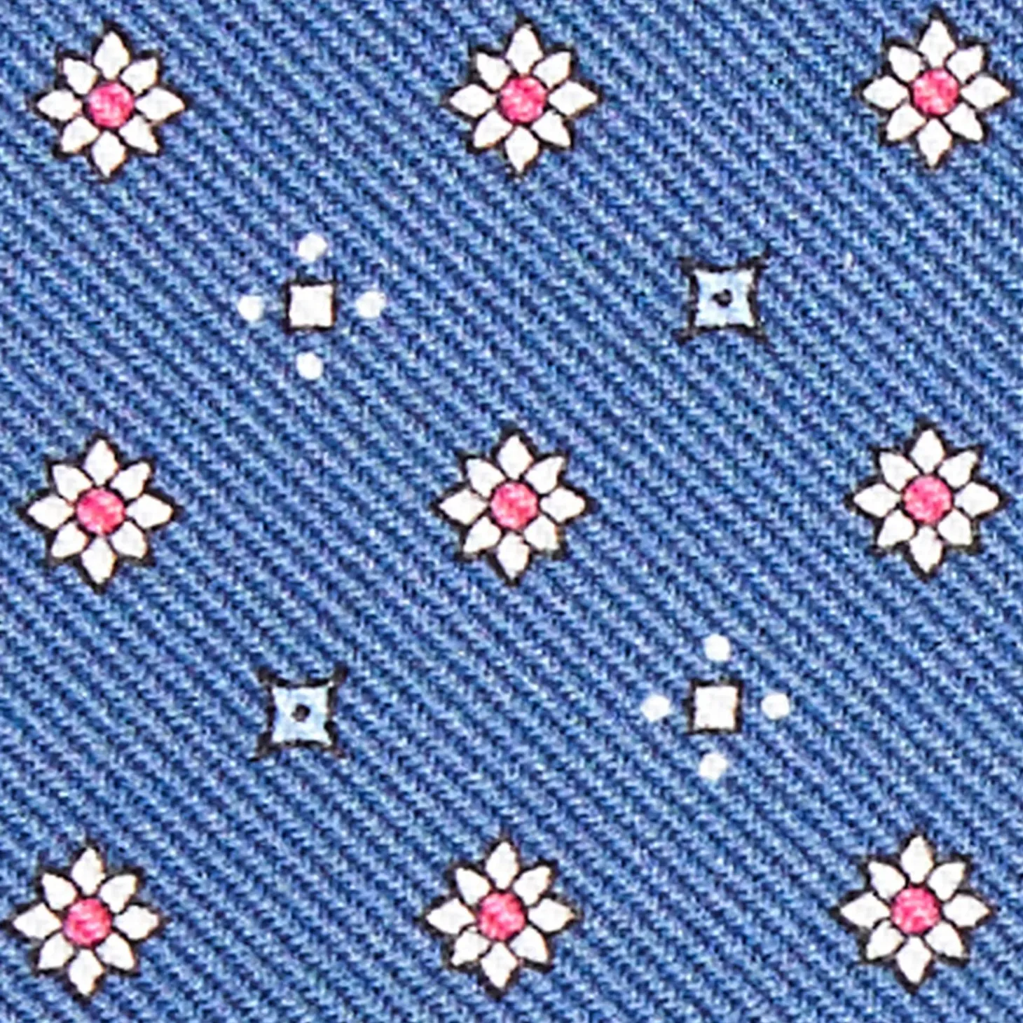 Powder Blue Small Wallet In Silk And Leather