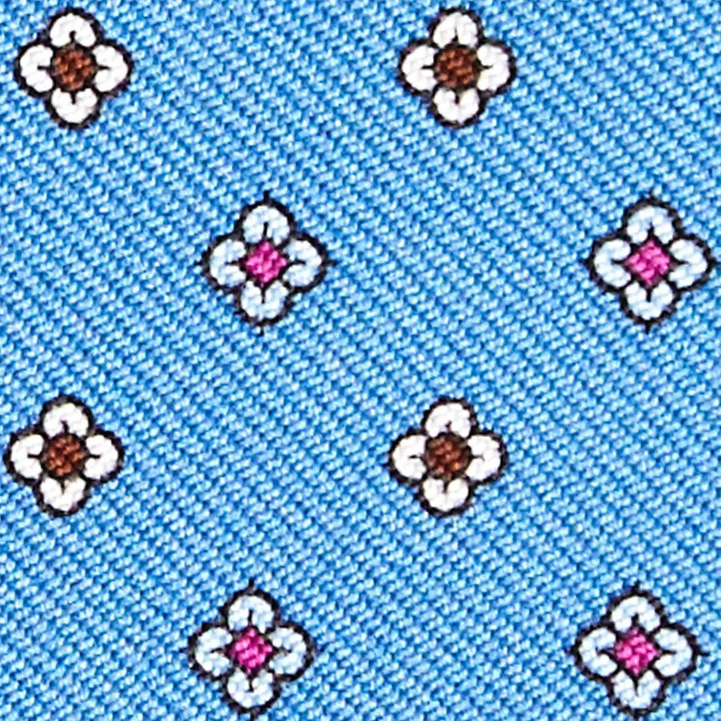Powder Blue Vertical Wallet In Silk And Leather