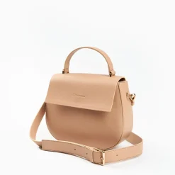 Powder Pink Smooth Leather Cleo Bag