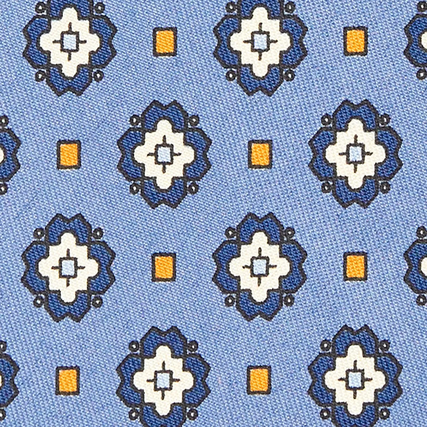 Powser Blue Archivio Collection Silk Tie 1989-03
