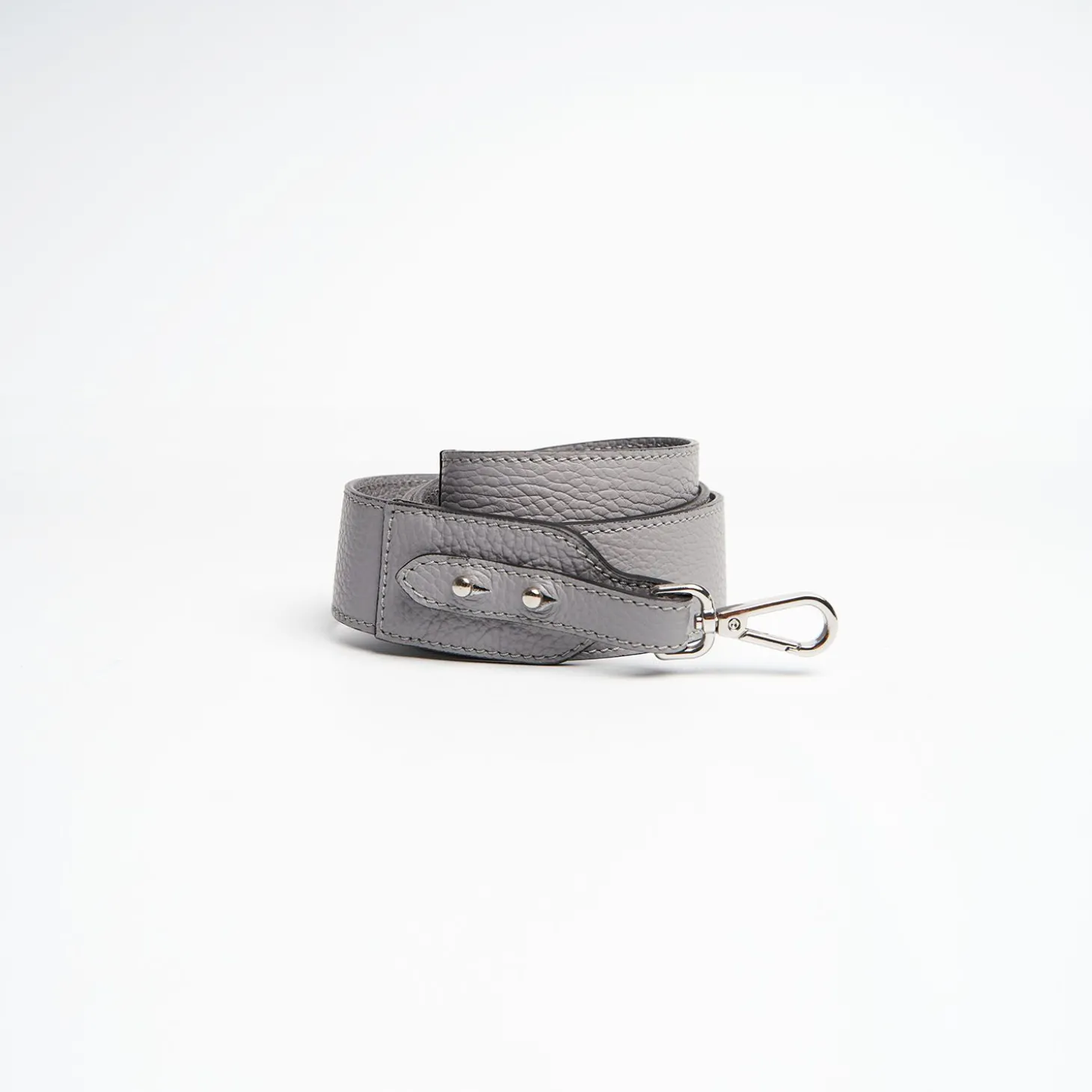 Procida Grey Leather Bag