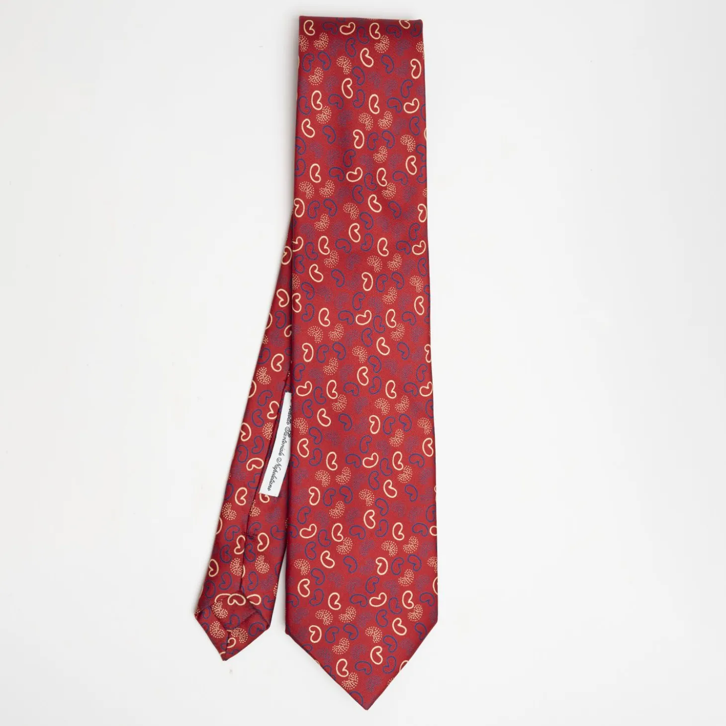 Red Archivio Collection Silk Tie 1976_02