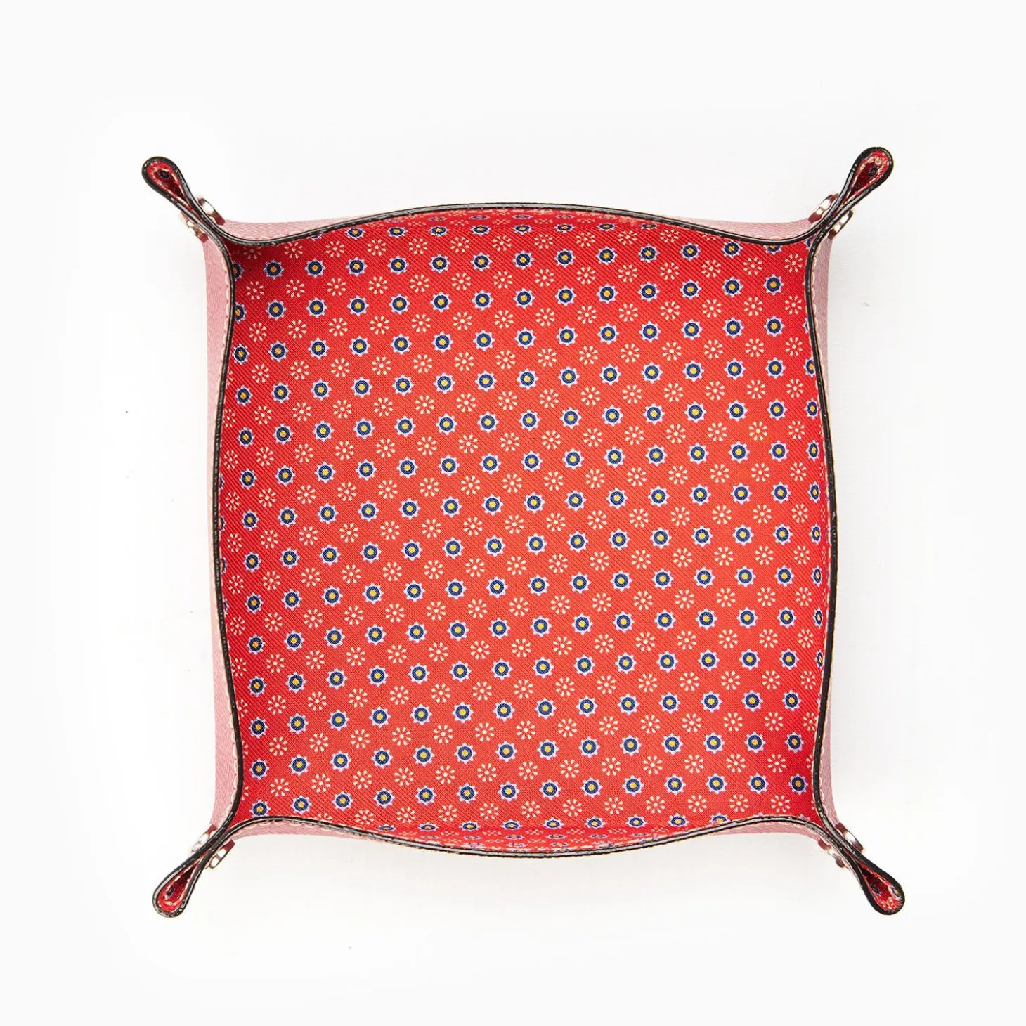 Red Large Leather Vide00A0Poche