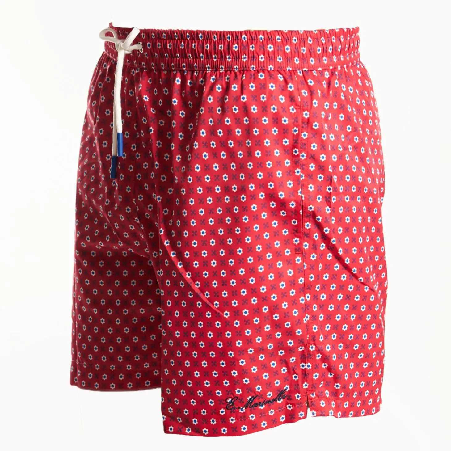 Red Swim Shorts- Large Patterns