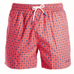 Red Swim Shorts - Large Patterns