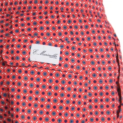 Red Swim Shorts- Large Patterns